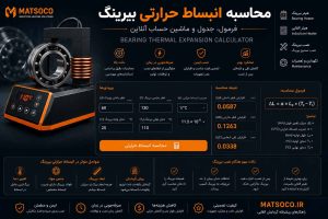 روش محاسبه انبساط قطعات و بیرینگ ها